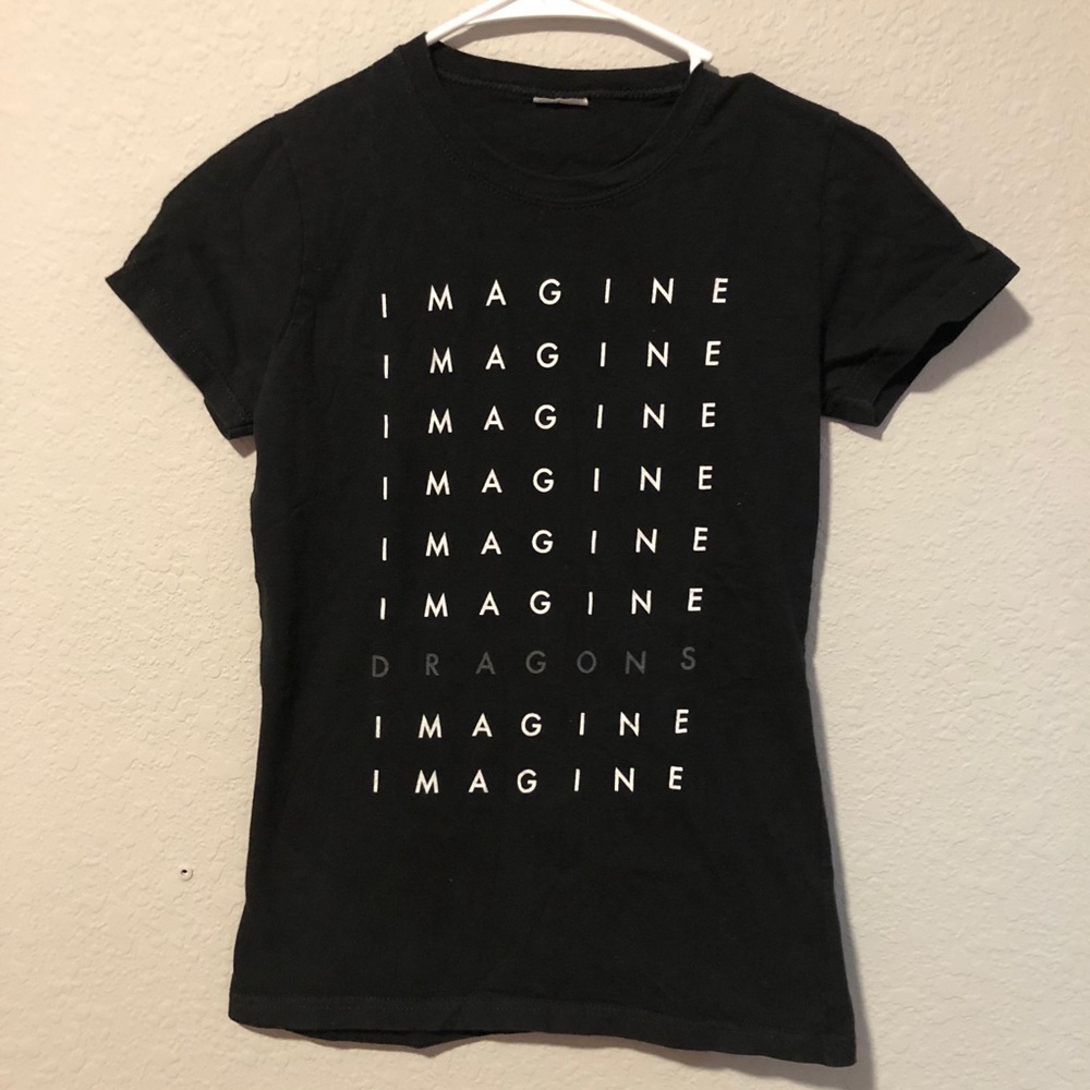 Black imagine dragons tshirt